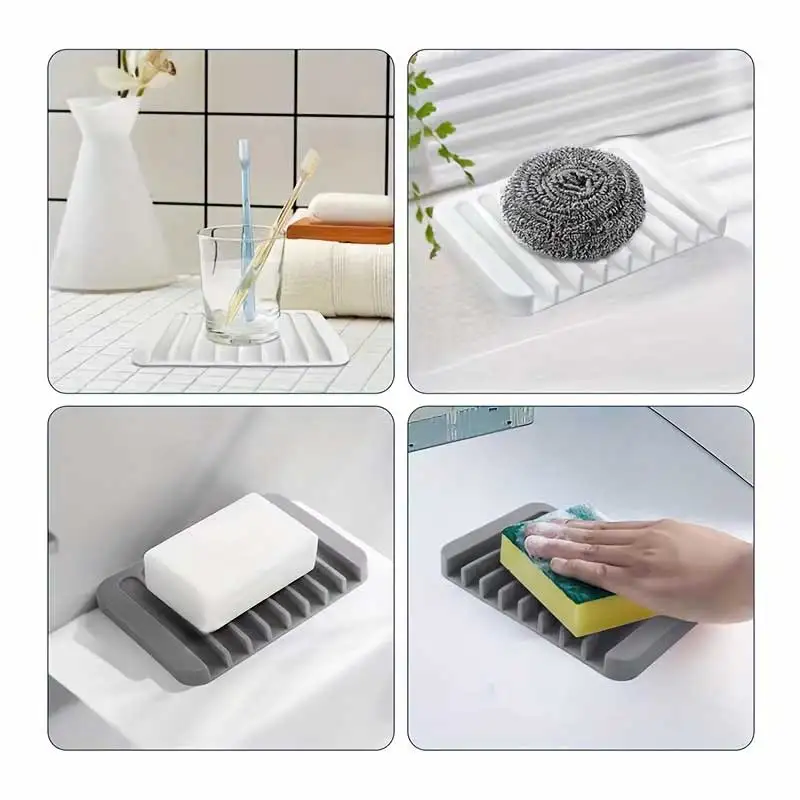 กล่องใส่สบู่ซิลิโคนแบบใหม่ 1 ช - Kitchen Baking Tins บทวิจารณ์และราคา