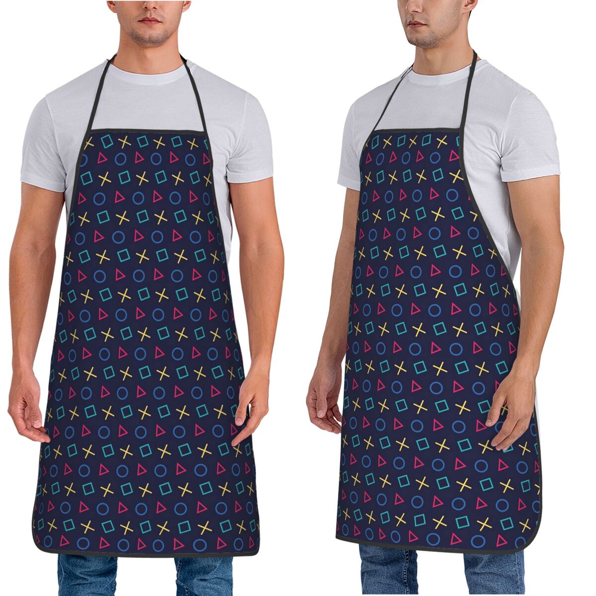 ผ้ากันเปื้อนลายปุ่มจอยเกม สำหร - Kitchen Baking Game บทวิจารณ์และราคา