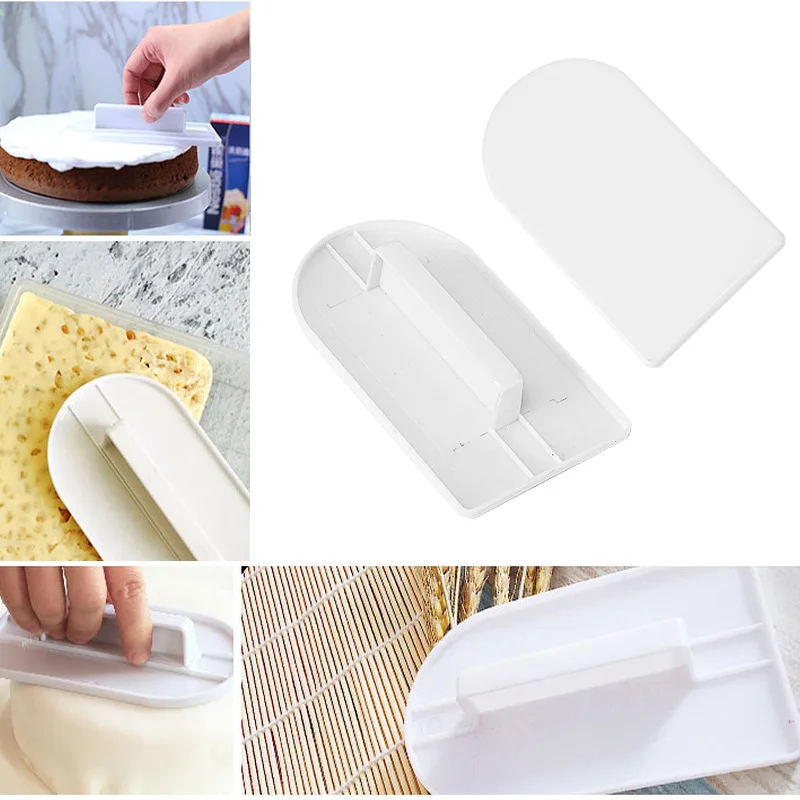 DIY เค้ก F Ondant นุ่มนวลขัดเค - Fondant Smoother Set บทวิจารณ์และราคา