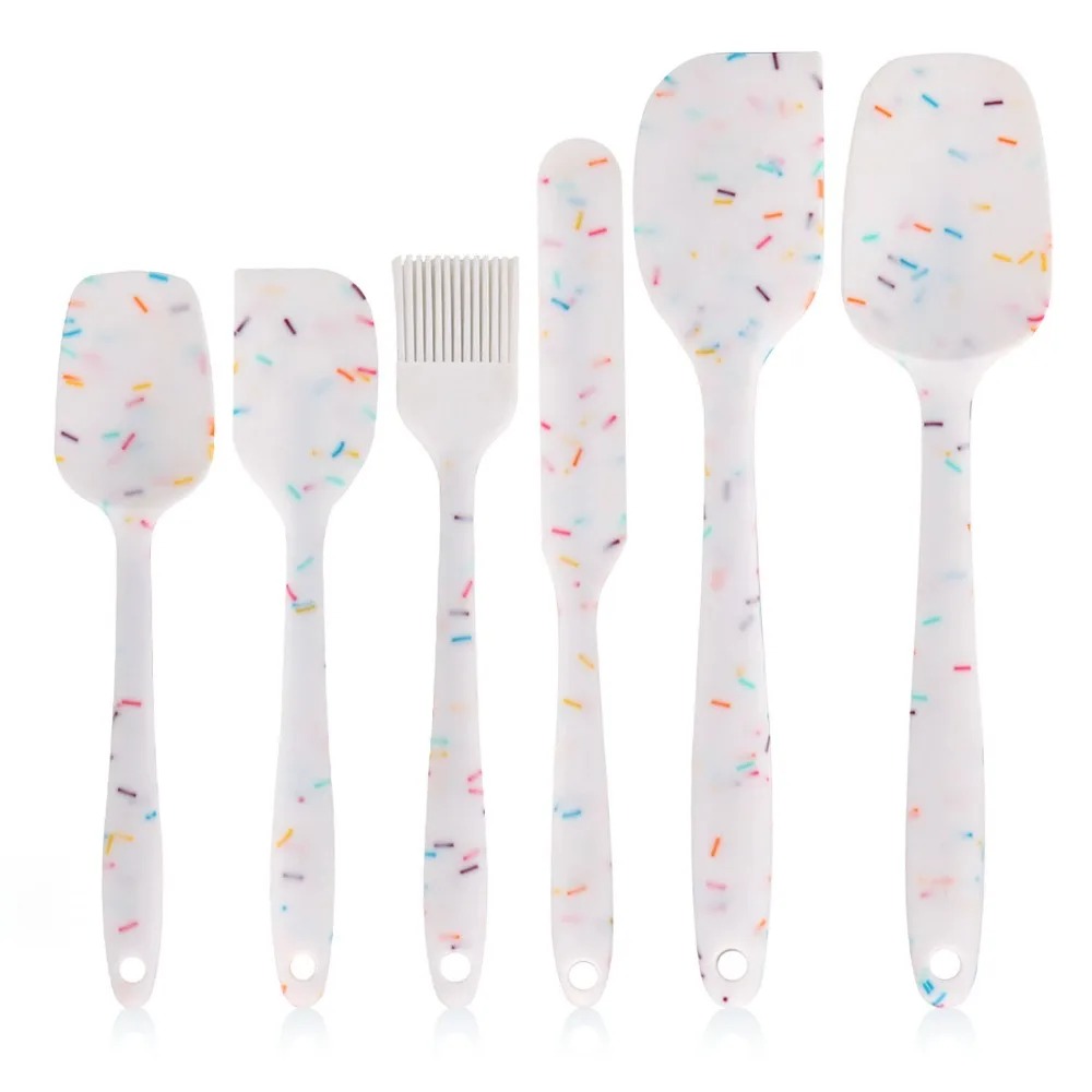 ​ ชุดตะหลิวซิลิโคน 6 ชิ้น เกรด - Kitchen Baking Cooking บทวิจารณ์และราคา
