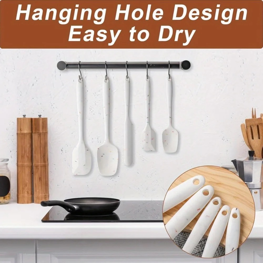 ​ ชุดตะหลิวซิลิโคน 6 ชิ้น เกรด - Kitchen Baking Cooking บทวิจารณ์และราคา