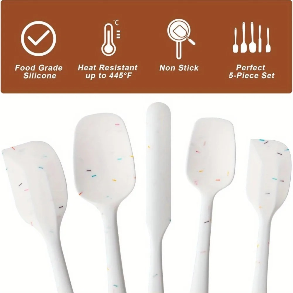 ​ ชุดตะหลิวซิลิโคน 6 ชิ้น เกรด - Kitchen Baking Cooking บทวิจารณ์และราคา