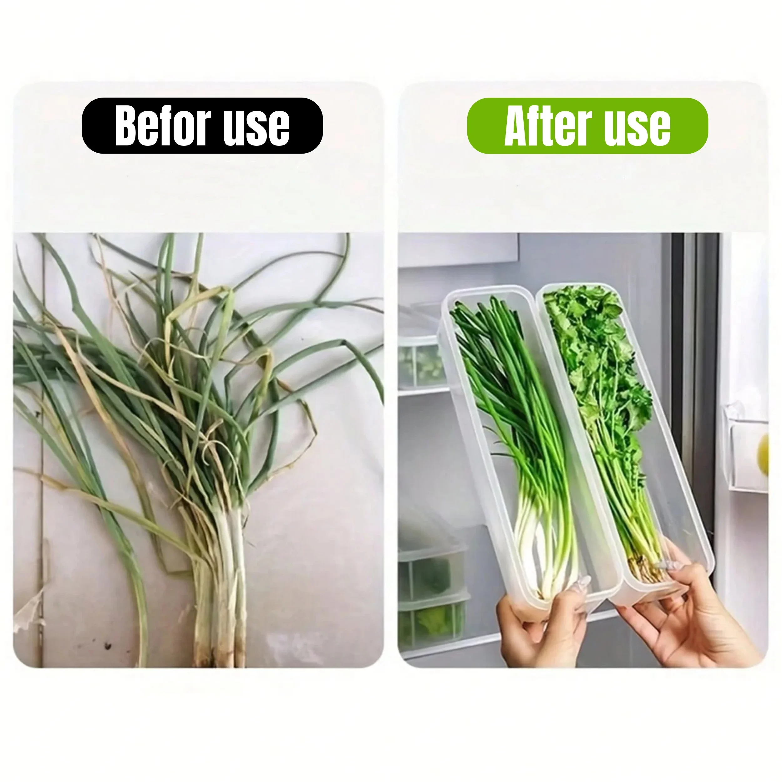 1/4Pcs ตู้เย็นกล่องพร้อมฝาปิดพ - Kitchen Baking Tins บทวิจารณ์และราคา