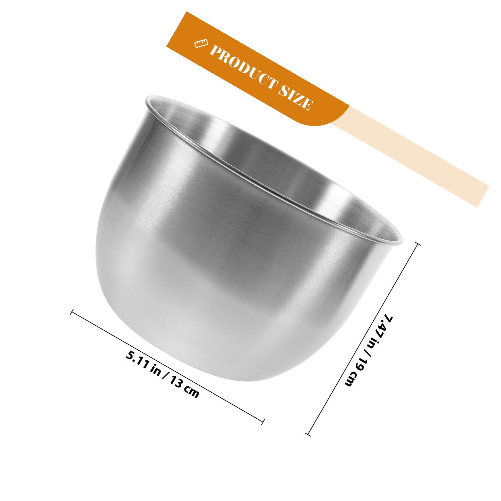 ชามผสมสแตนเลสหนา ชามโลหะหนาสำห - Kitchen Baking Cooking บทวิจารณ์และราคา