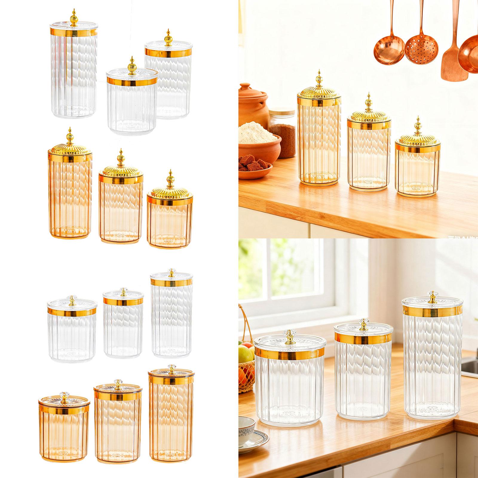 ชุดโหลเก็บอาหารใสแบบสุญญากาศ 3 - Kitchen Baking Pantry บทวิจารณ์และราคา