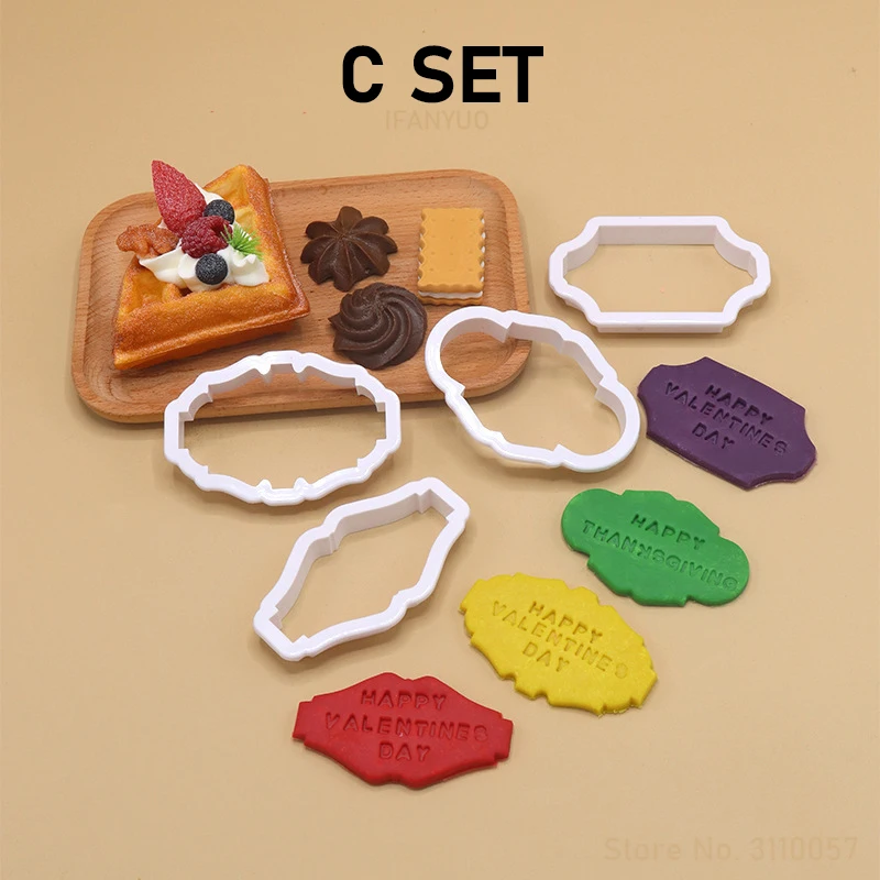 ชุดตัวตัดคุกกี้แบบวินเทจ 4 ชิ้ - Kitchen Baking Tools Names บทวิจารณ์และราคา