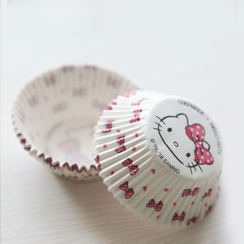 แผ่นรองคัพเค้กลายเฮลโล คิตตี้  - Kitchen Baking Items บทวิจารณ์และราคา