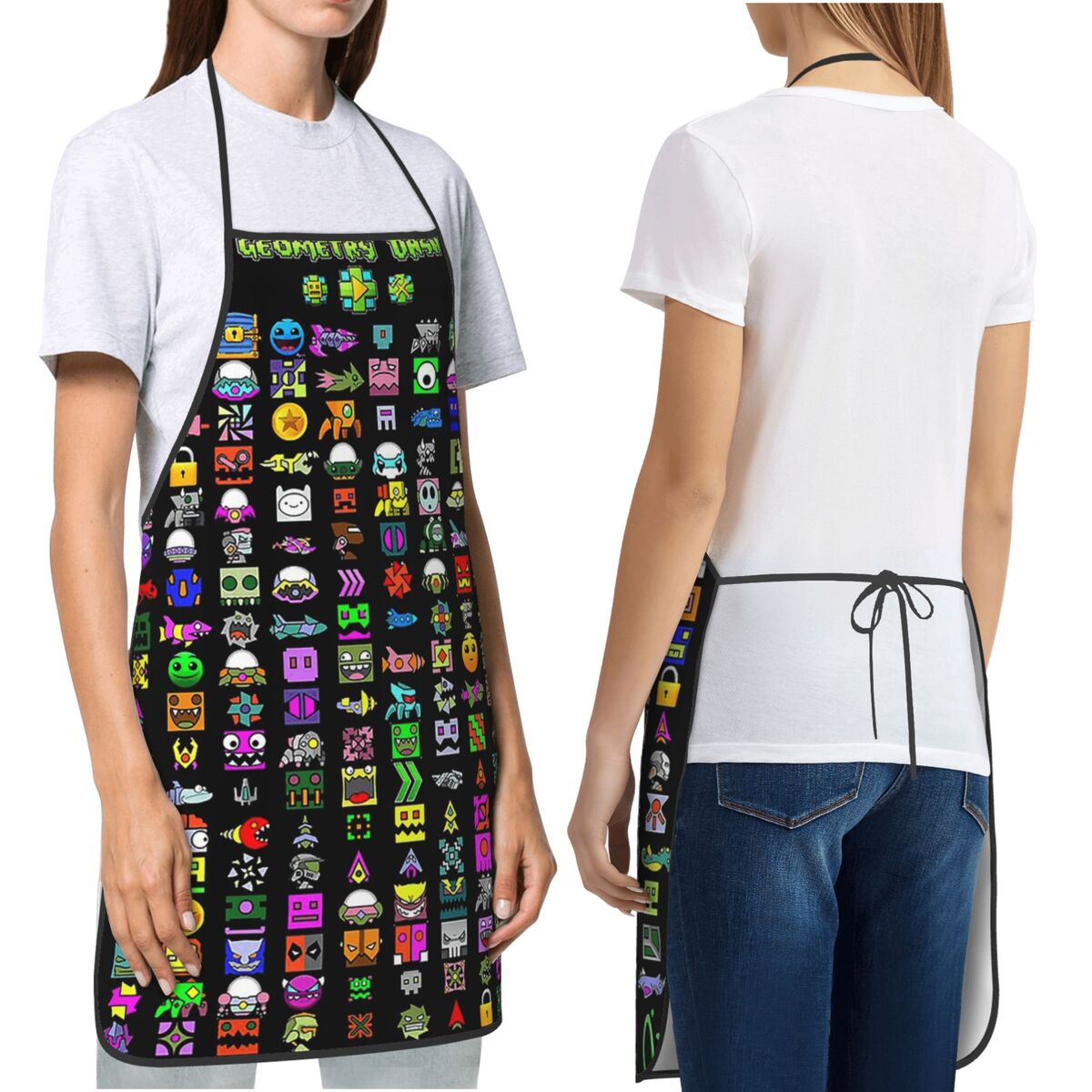 ผ้ากันเปื้อนลายตัวละครเกม Geom - Kitchen Baking Game บทวิจารณ์และราคา