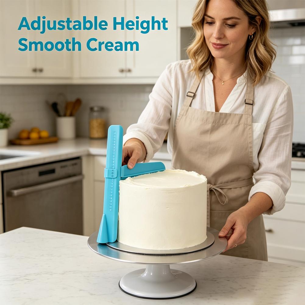 เครื่องปาดหน้าเค้ก PP ปรับระดั - Fondant Smoother Set บทวิจารณ์และราคา