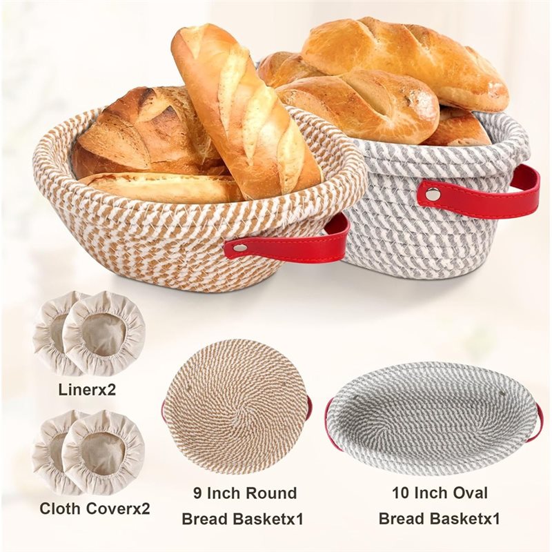 ตะกร้าหวายสำหรับพักแป้งขนมปัง  - Proofing Basket Banneton บทวิจารณ์และราคา