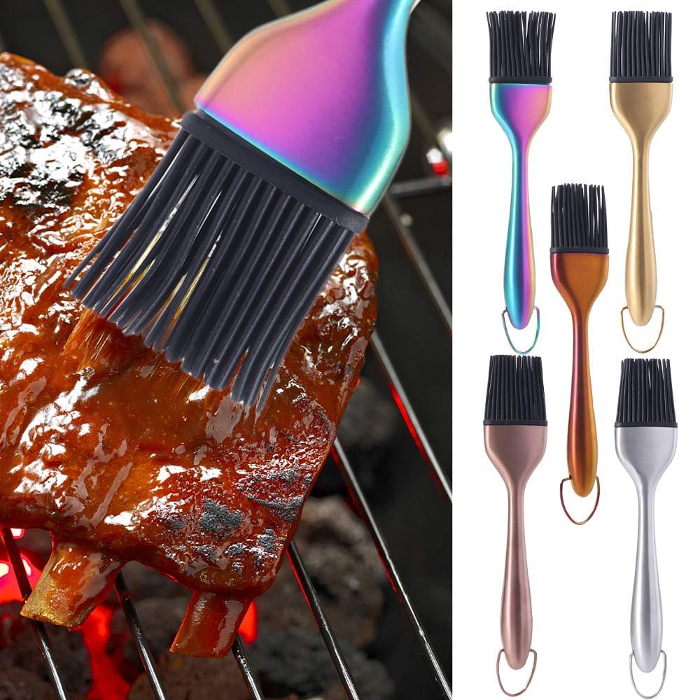 แปรงซิลิโคนสแตนเลสแบบแขวนได้อเ - Pastry Brush Silicone บทวิจารณ์และราคา