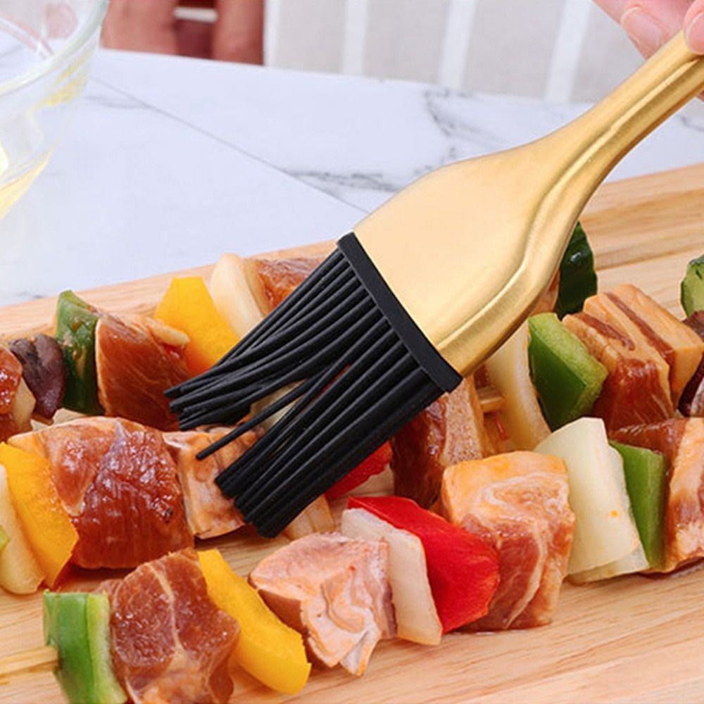 แปรงซิลิโคนสแตนเลสแบบแขวนได้อเ - Pastry Brush Silicone บทวิจารณ์และราคา