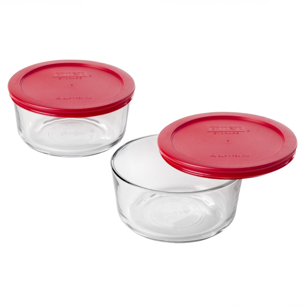 ชุดกล่องเก็บอาหารแก้ว 2 ชิ้น พ - Kitchen Baking Pantry บทวิจารณ์และราคา